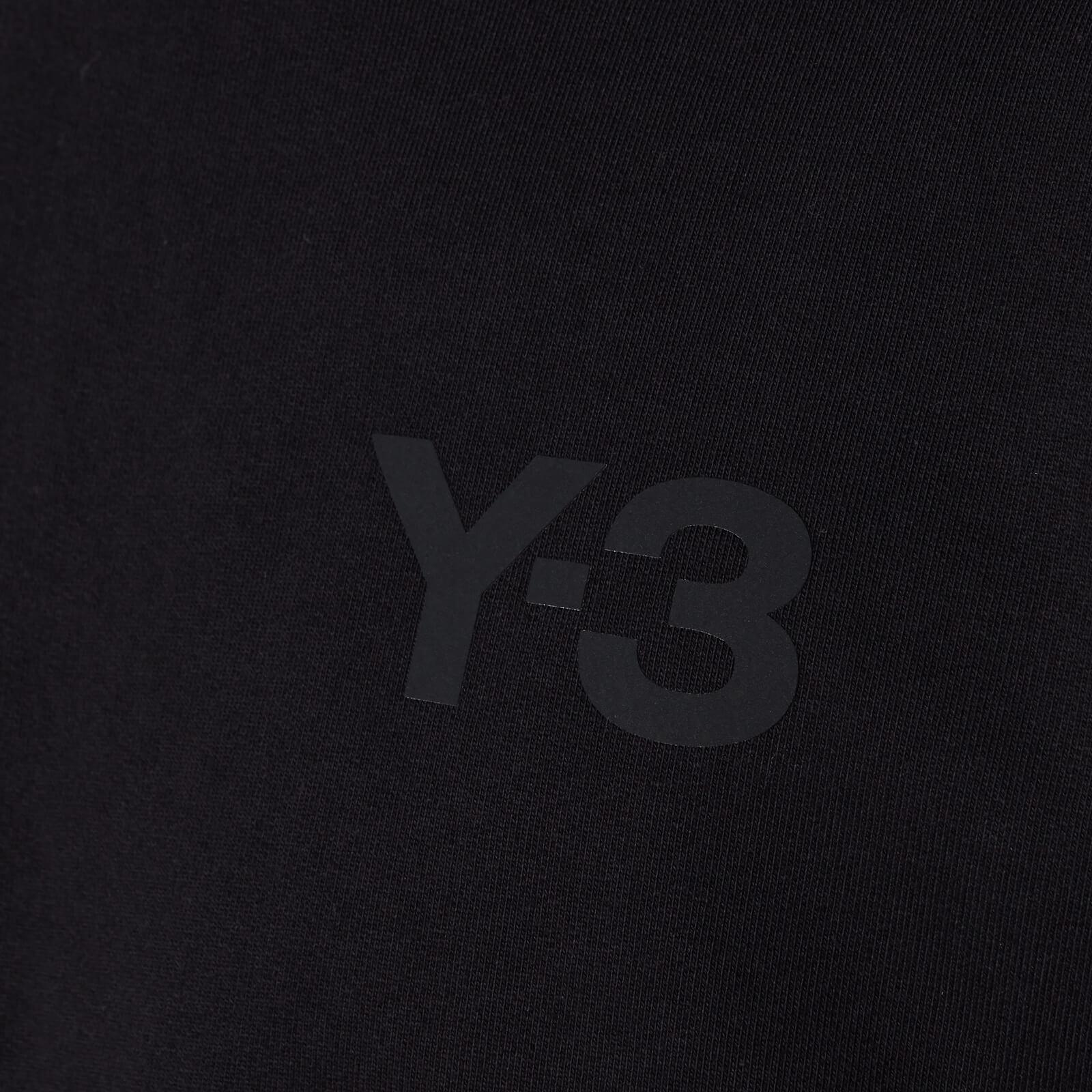 Y 3 Cotton Classic Chest Logo Crew Neck Sweatshirt In Black For Men Lyst