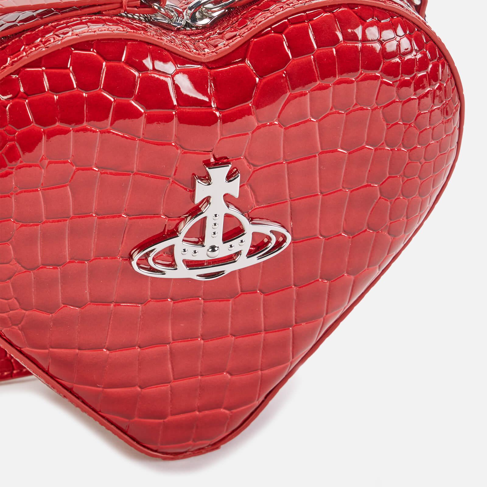Vivienne Westwood Ella Heart Cross Body Bag in Red