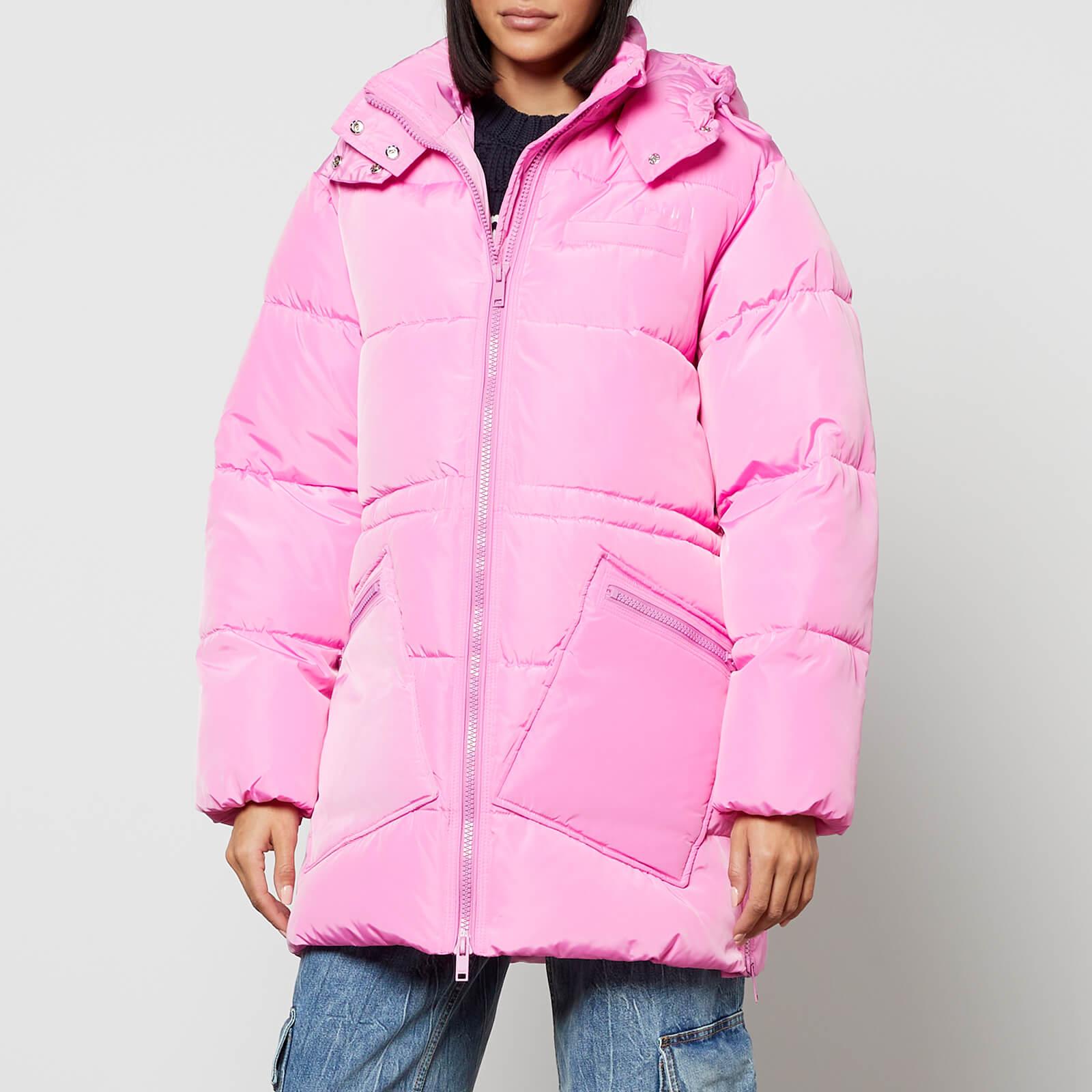 Ganni pink puffer sale