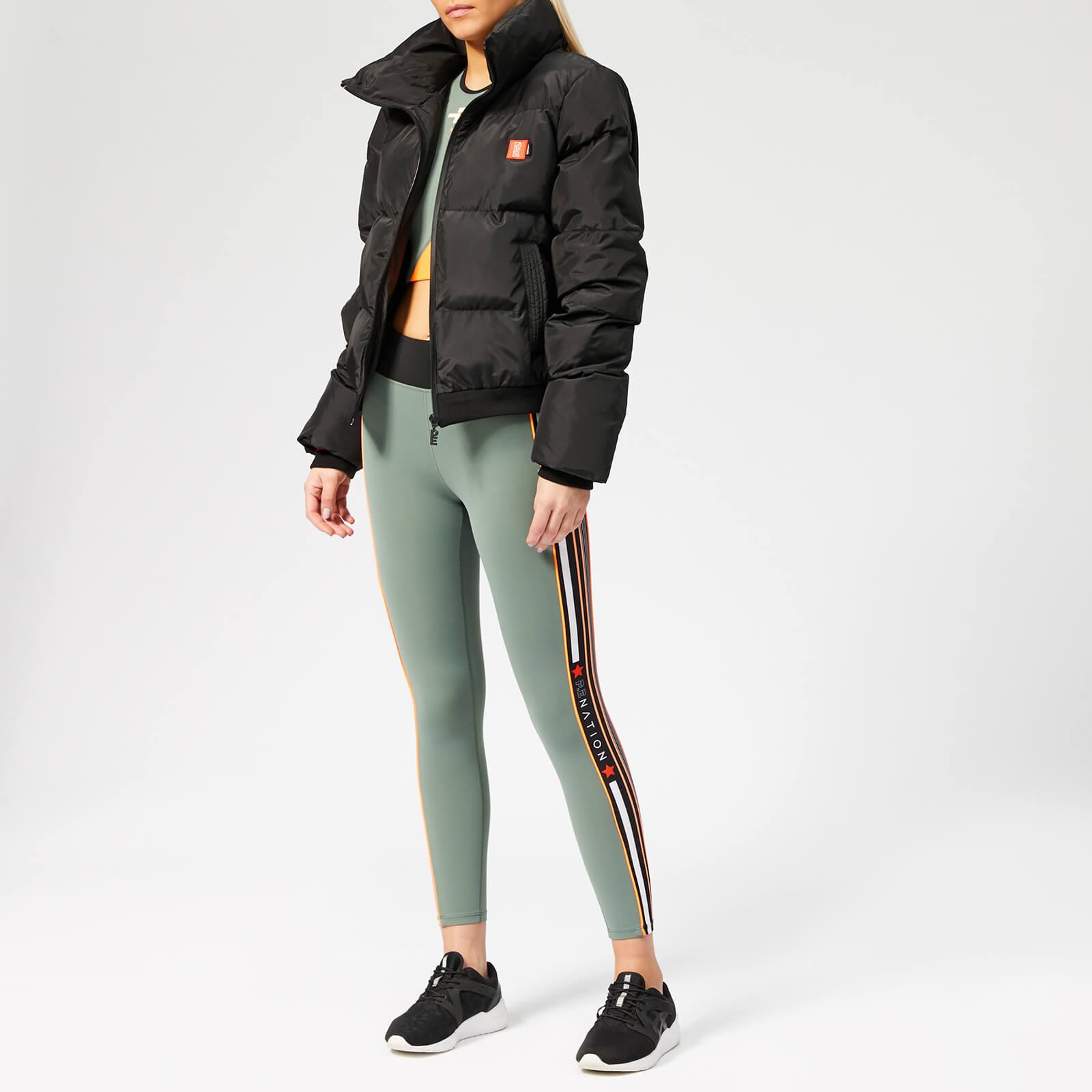 ramp run puffer jacket in khaki