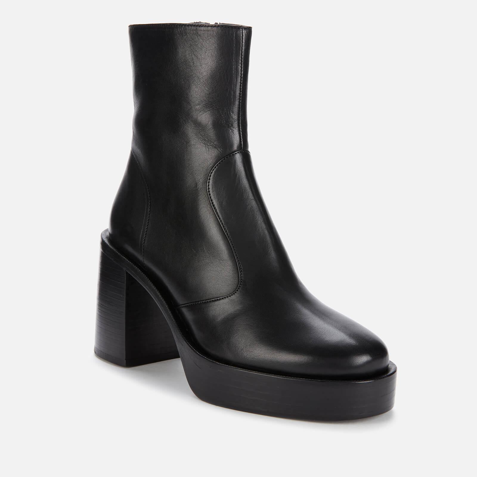 Simon Miller Low Raid Leather Platform Boots in Black - Lyst