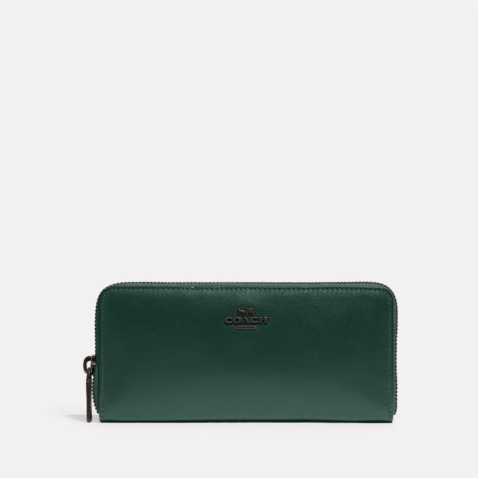 green coach wallet