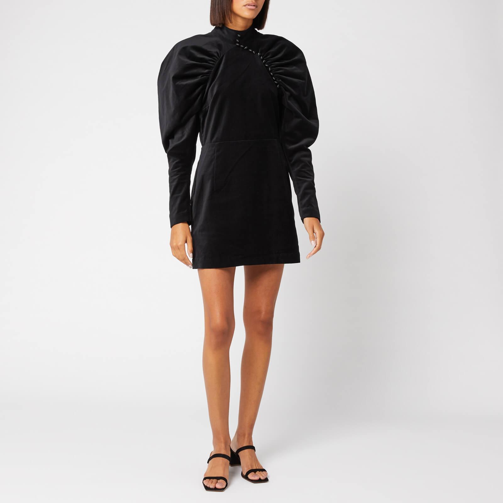 rotate black velvet dress