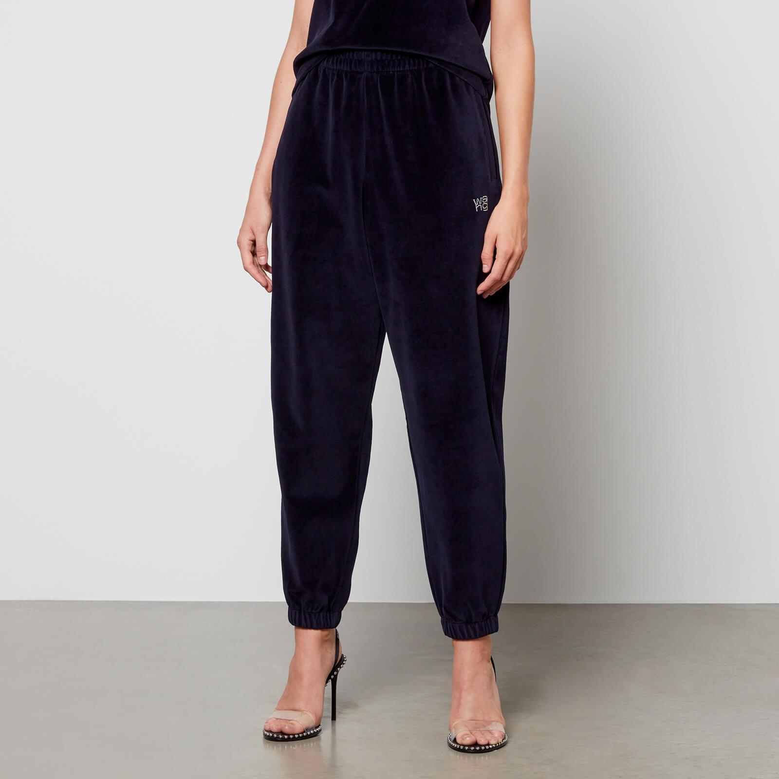 Alexander Wang Sweatpant With Hotfix Logo in Black | Lyst Canada