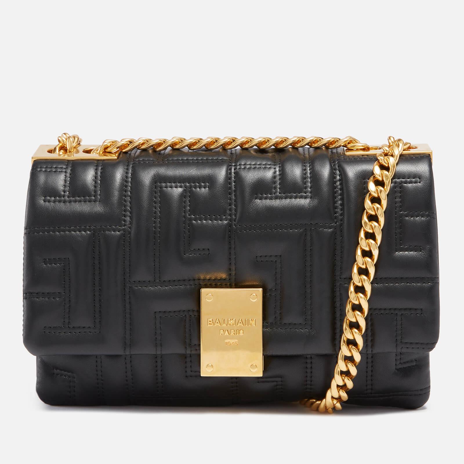 Balmain Leather 1945 Soft Small-quilted Bag in Black | Lyst Canada