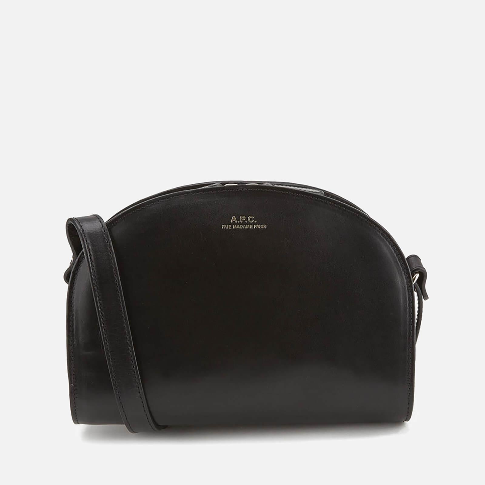 A.P.C. Demi Lune Bag in Black - Lyst