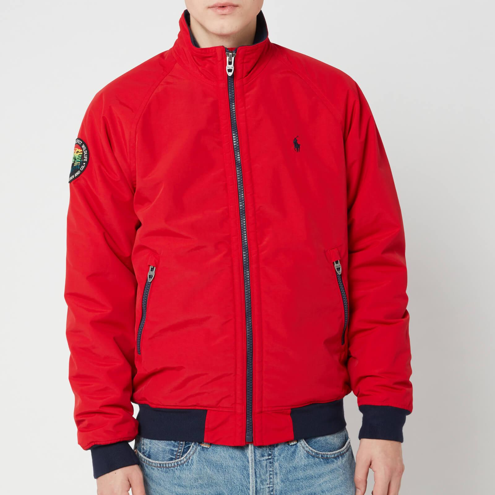 polo red bomber jacket
