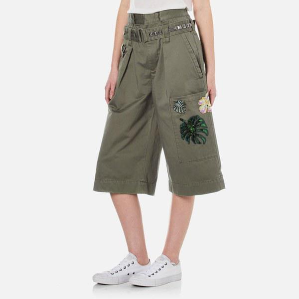 Marc Jacobs Cotton Women's Long Cargo Shorts in Green Lyst