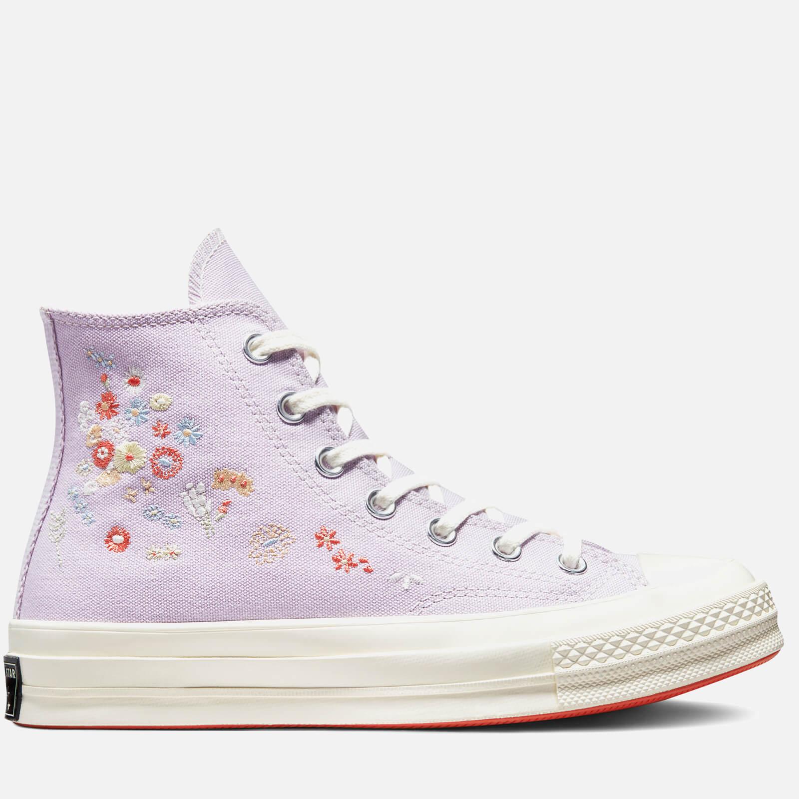 Converse hi top purple sale