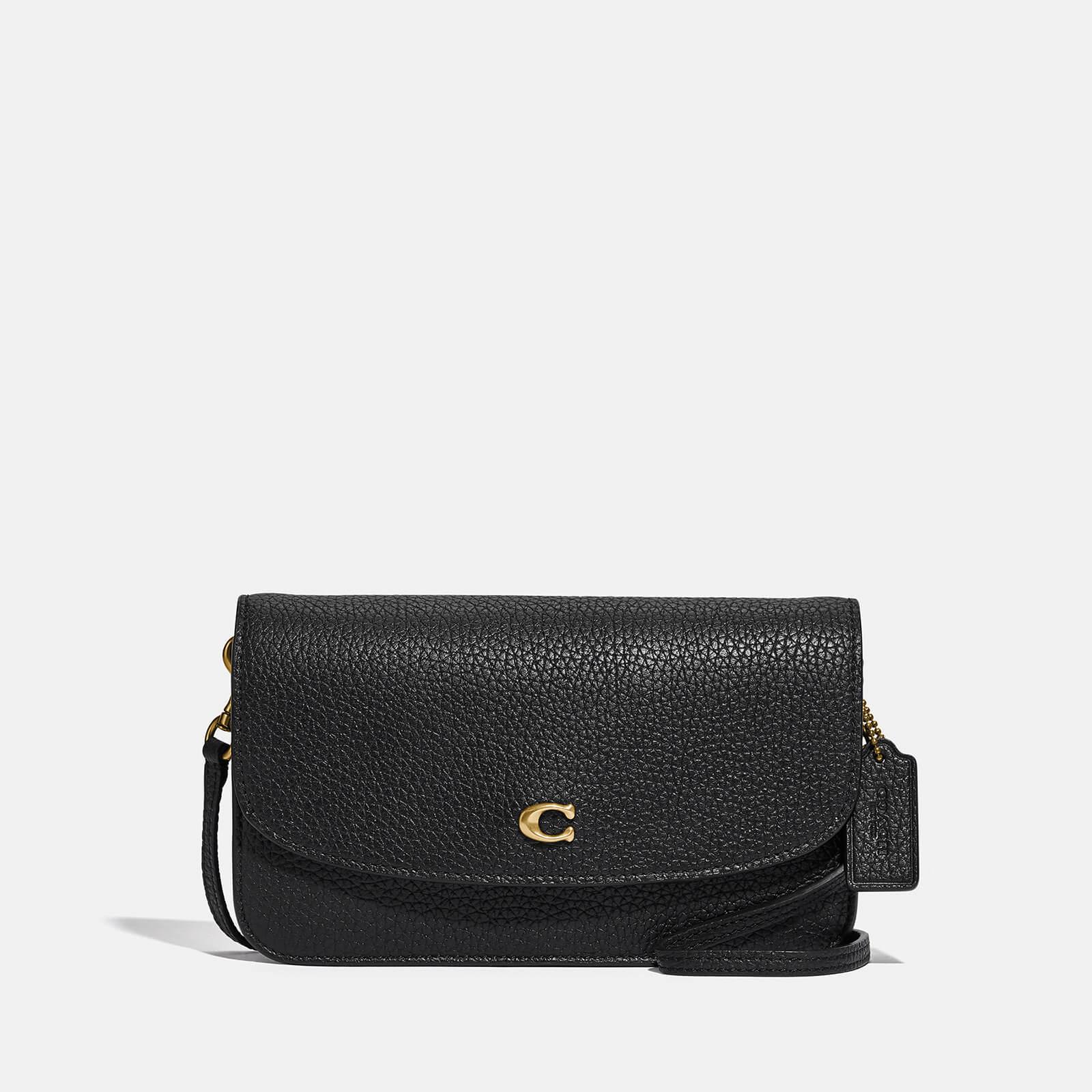 COACH Hayden Polished Pebbled Leather Crossbody Bag in Black Lyst UK