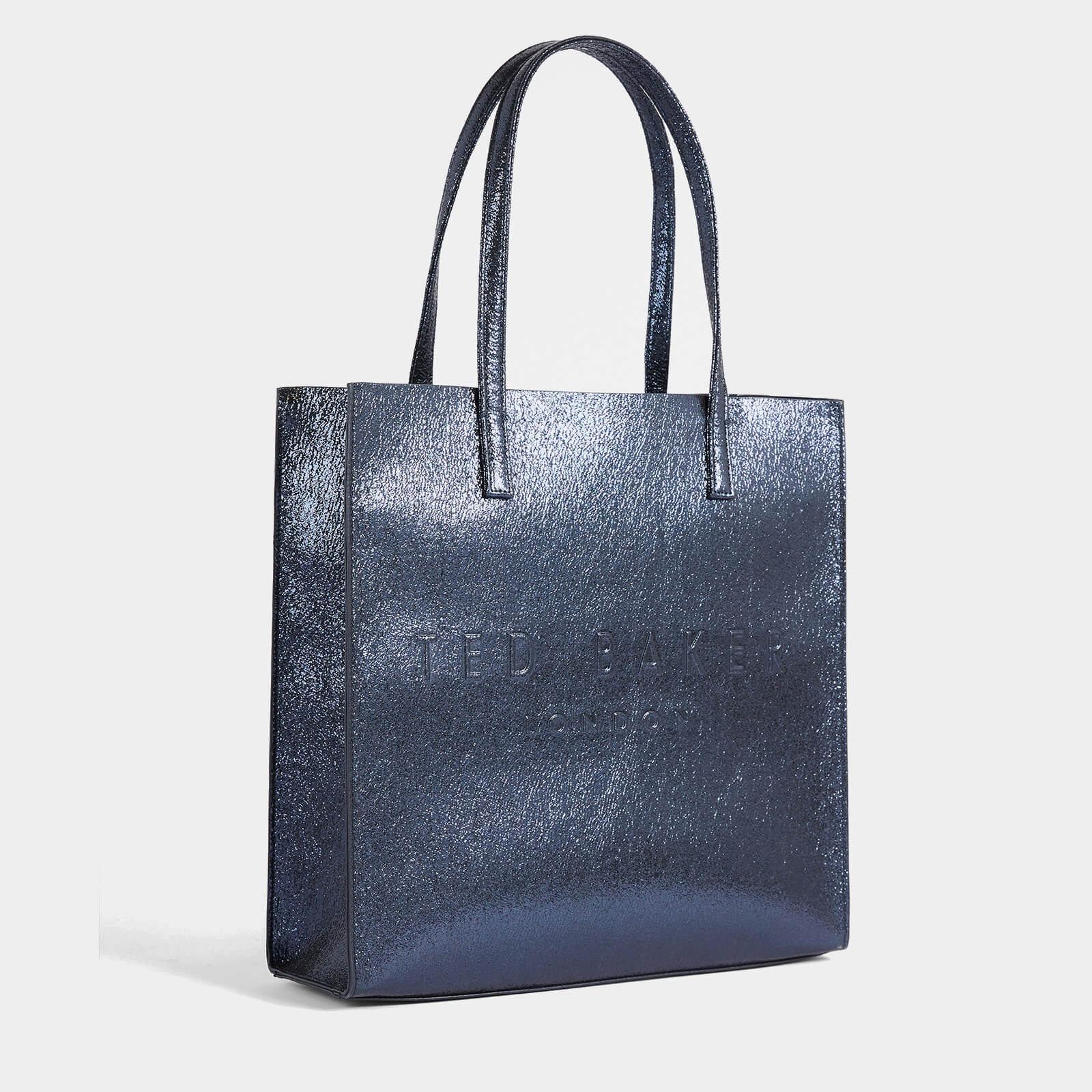 Ted Baker Synthetic Abzcon Embossed Icon Bag in Blue | Lyst