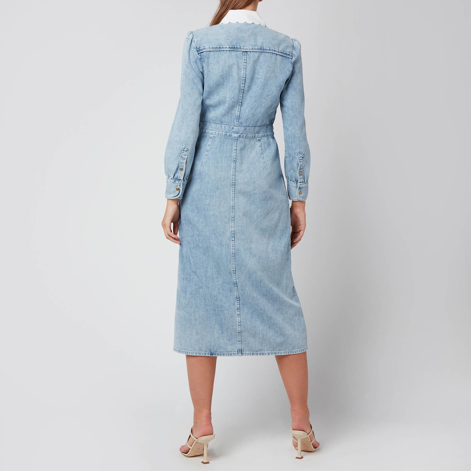 COACH Lightweight Denim Dress in Blue 