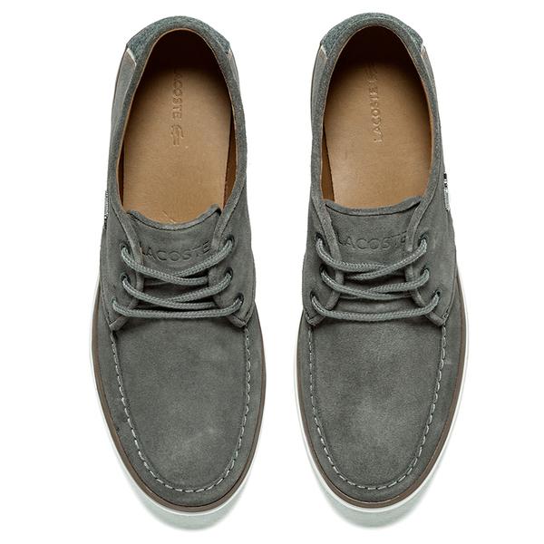 Lacoste Men's Sevrin 2 Lcr Suede Deck Shoes in Gray for Men - Lyst