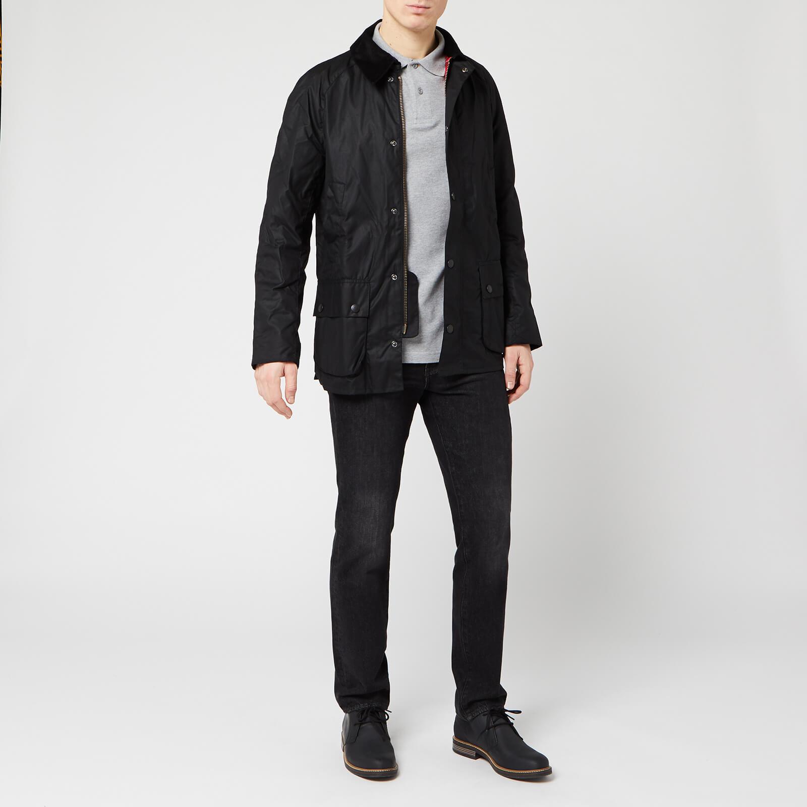 black wax jacket