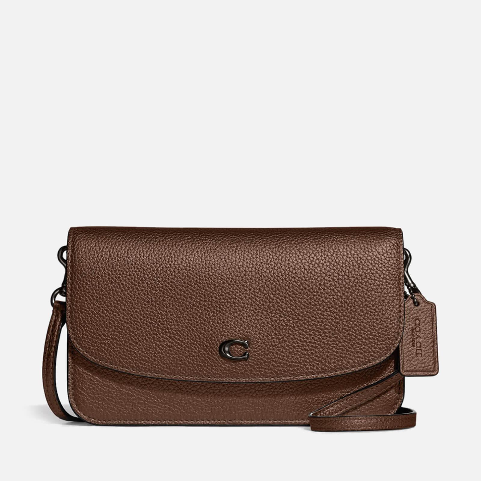COACH Hayden Metallic Leather Crossbody Bag in Brown Lyst
