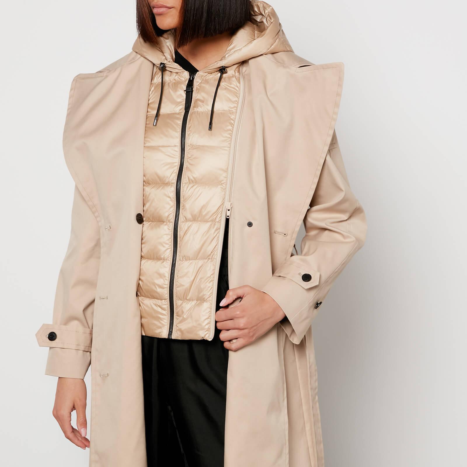 Mackage Trisha Trench Coat With Hood in Natural | Lyst