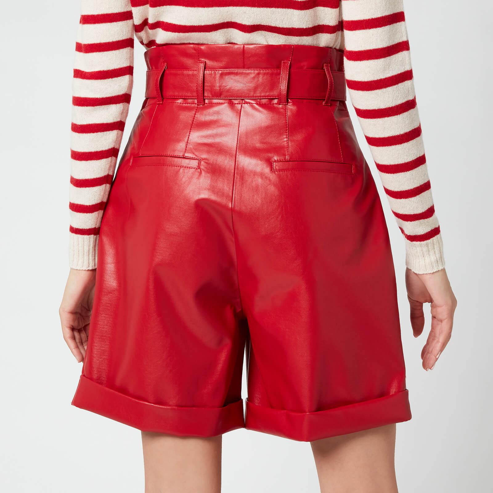 Red Leather Shorts atelieryuwa.ciao.jp