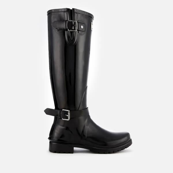 Cleveland Tall Gloss Wellies in Black 