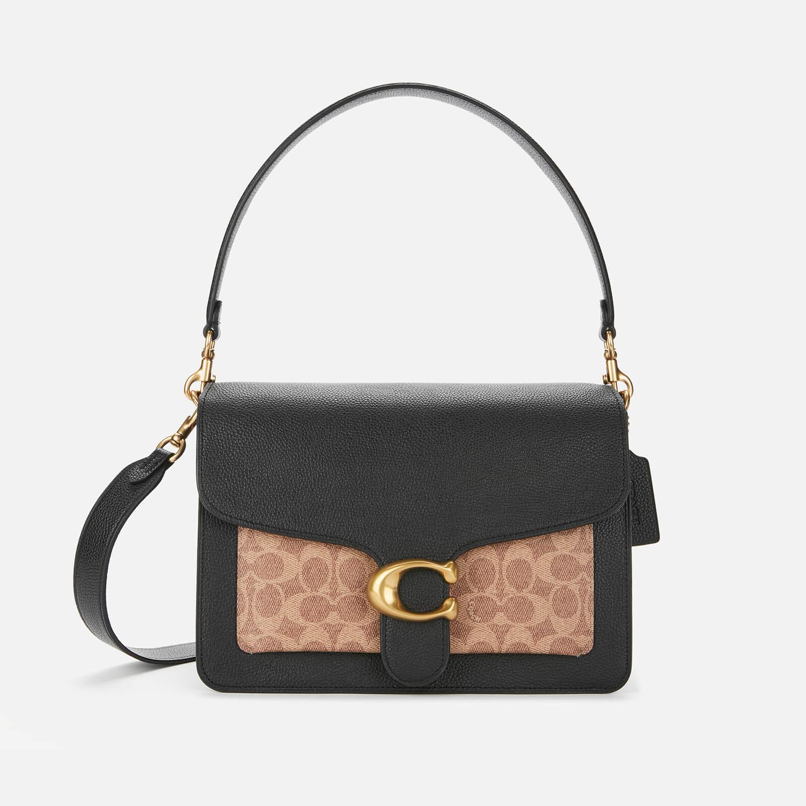 COACH Canvas Leather Tabby Shoulder Bag in Black Lyst Australia