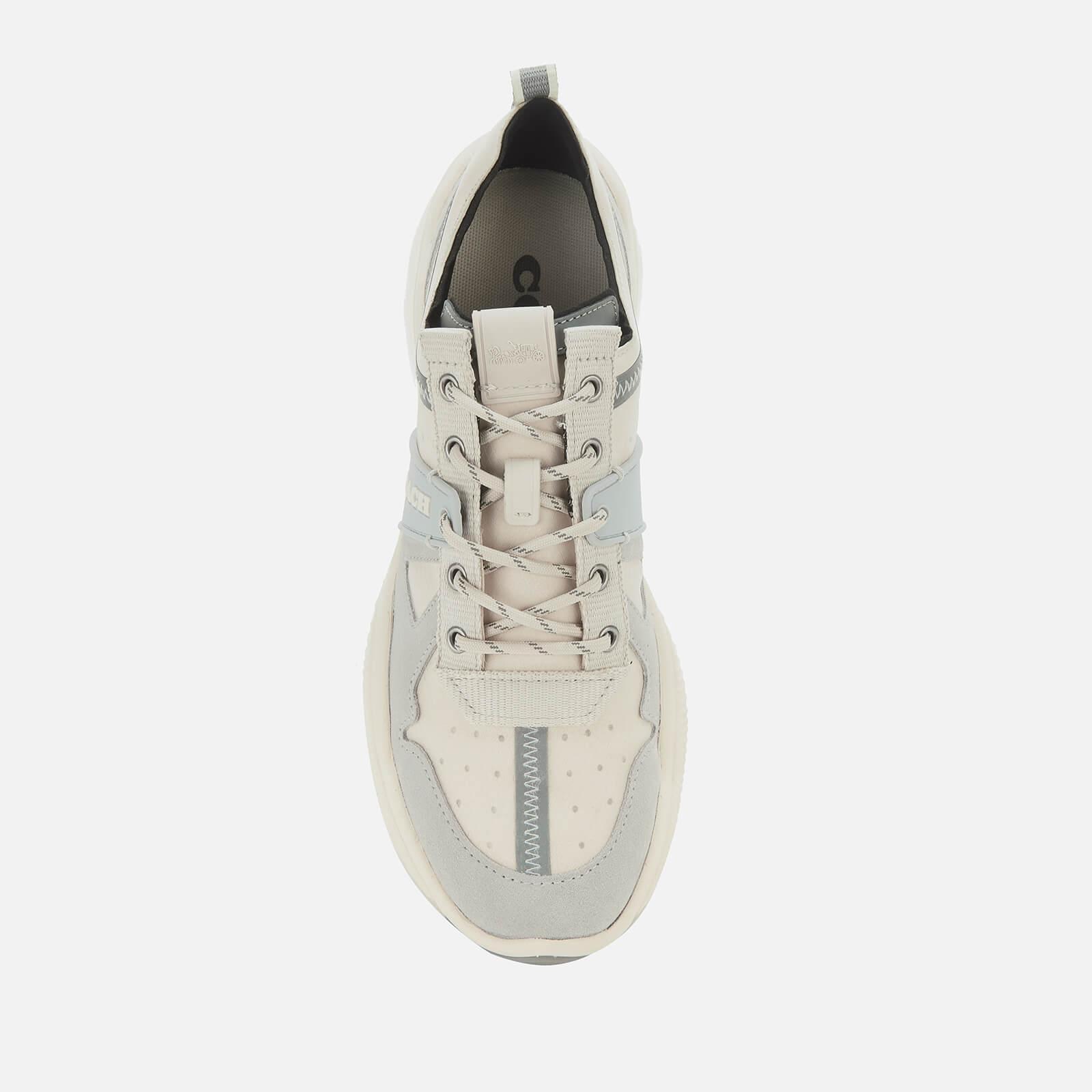 COACH Suede Tech Runner Trainers in White for Men - Lyst