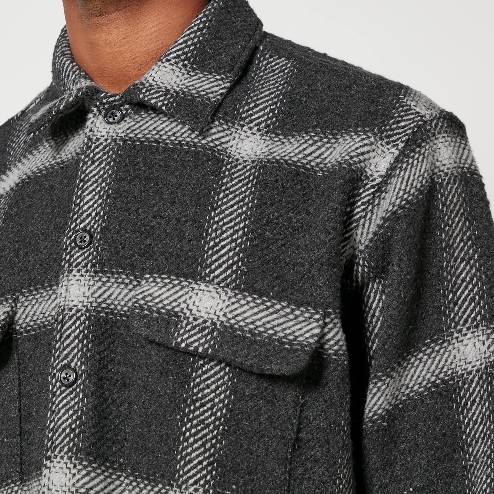 Samsøe & Samsøe Castor Tweed Overshirt in Gray for Men | Lyst