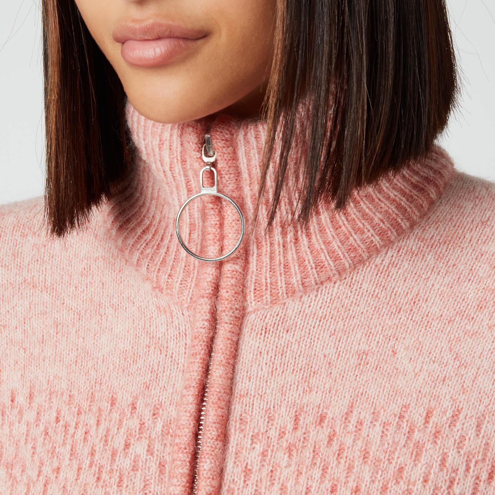 Holzweiler Tine Knitted Cardigan in Pink | Lyst