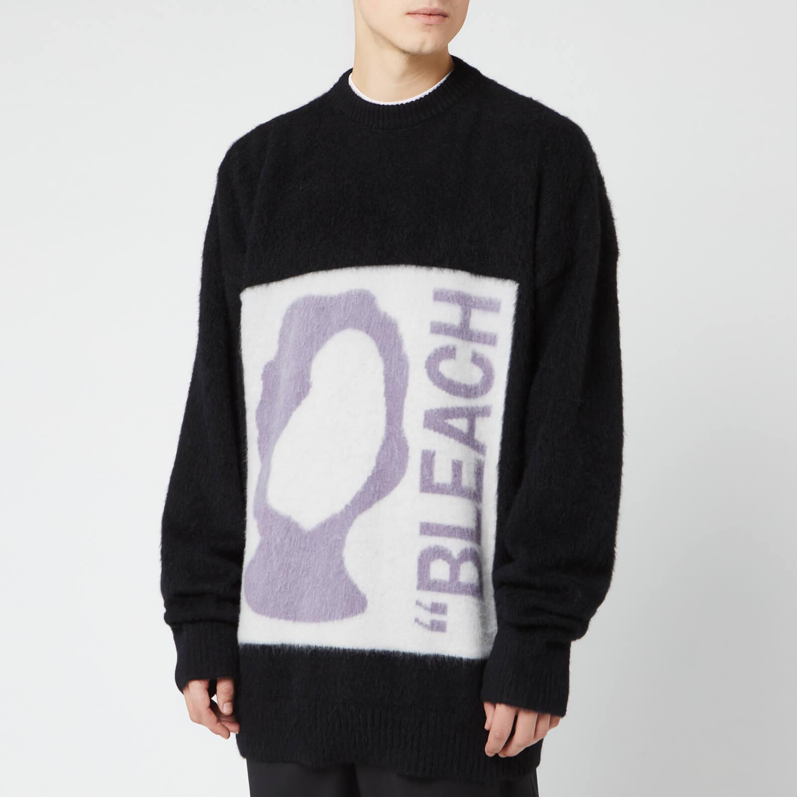 OAMC Bleach Crewneck Sweater in Black for Men Lyst