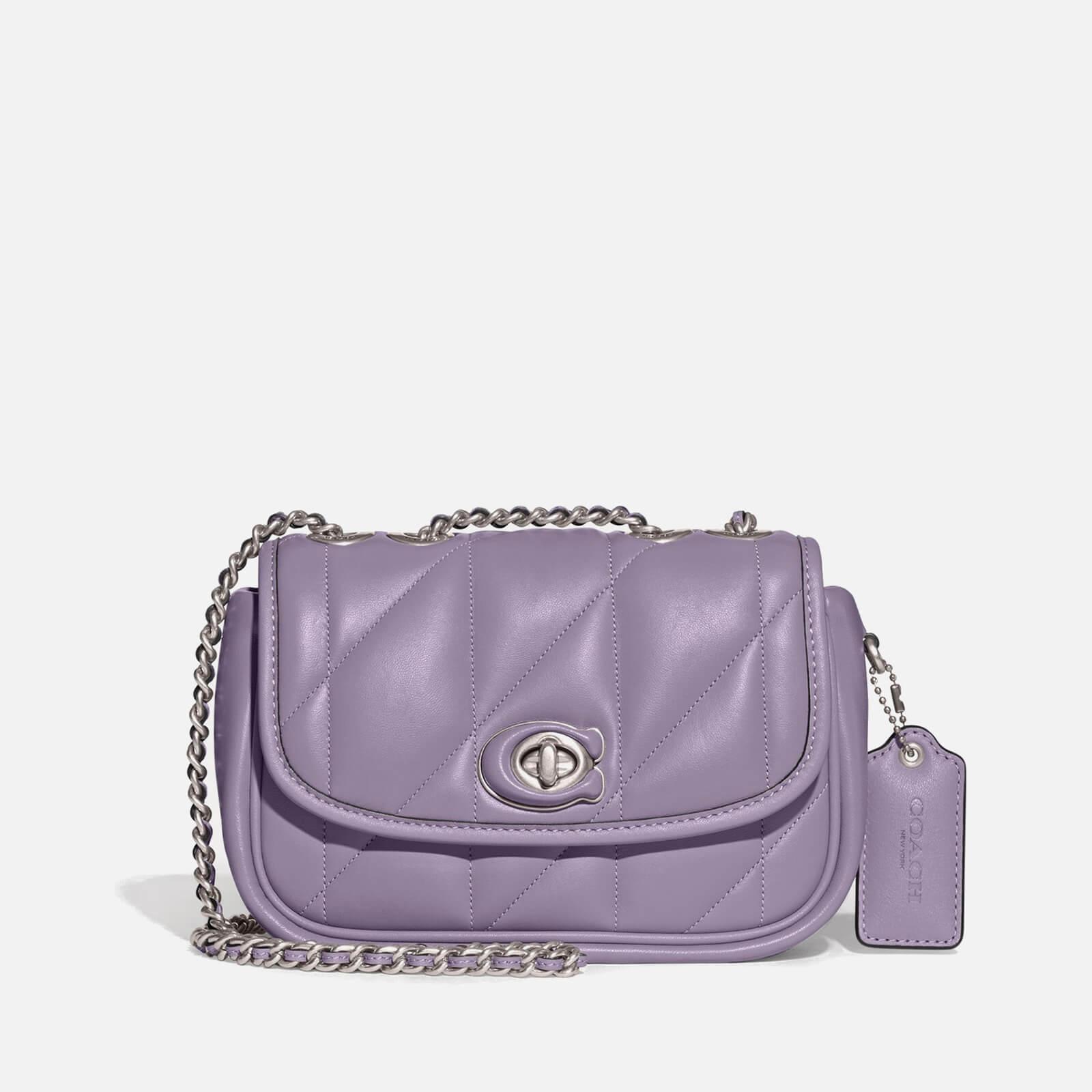 COACH Pillow Madison Quilted Leather Shoulder Bag in Purple Lyst