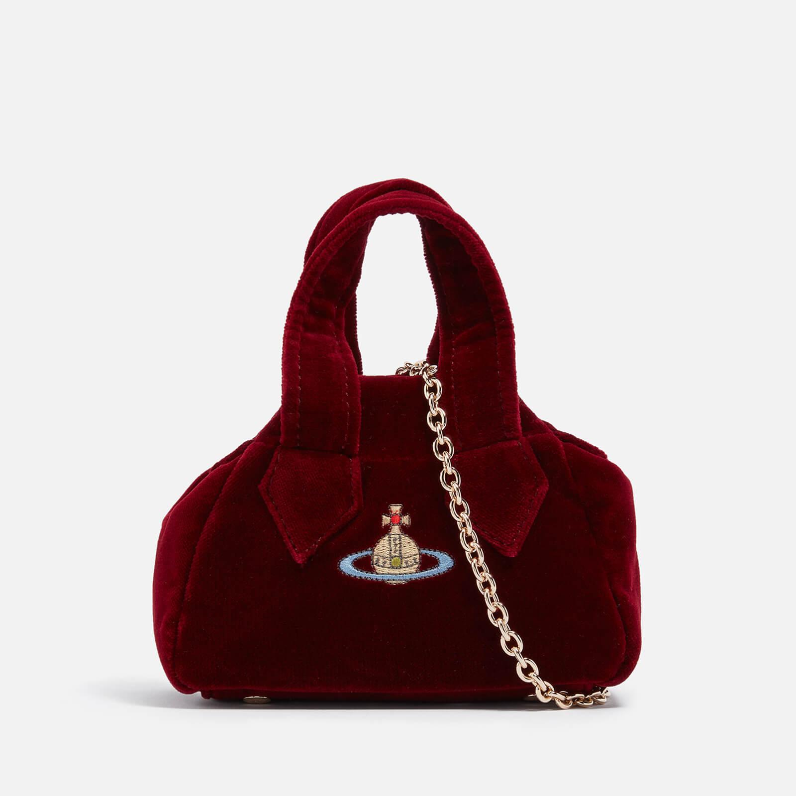 Vivienne Westwood Archive Yasmine Velvet Mini Bag in Red | Lyst