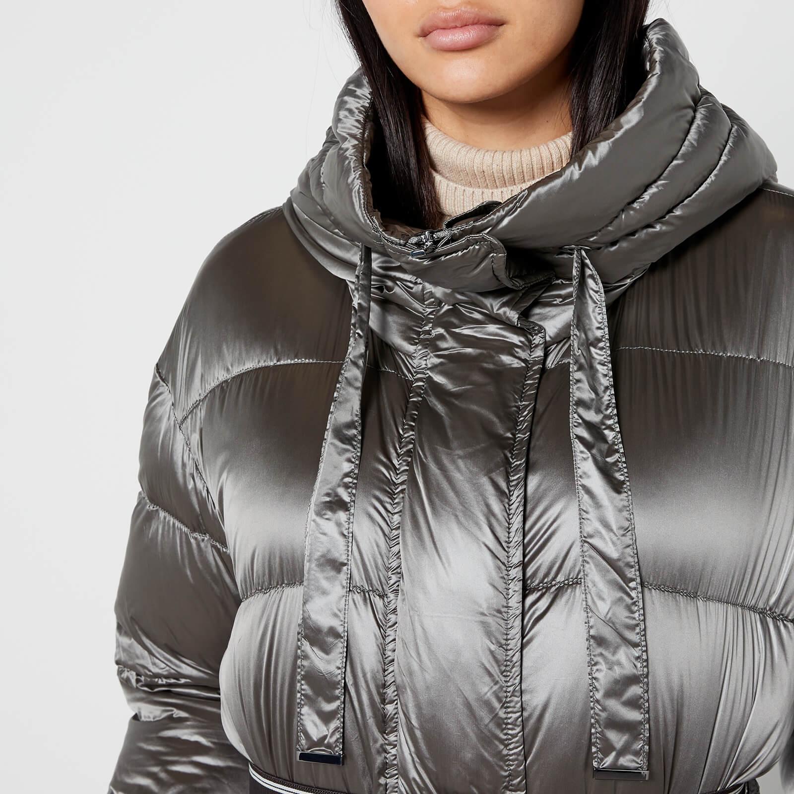 ダウンジャケット・コート MAX MARA DARK GREY NYLON SPACEV DOWN JACKET マックスマーラ ザ・キューブ Max Mara The Cube Max Mara The