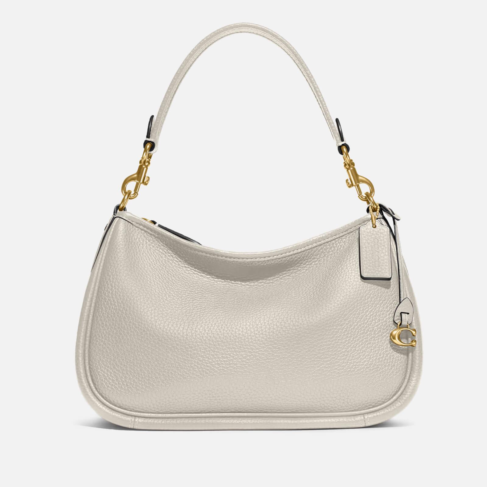 COACH Cary Pebble-grain Leather Cross Body Bag in White | Lyst
