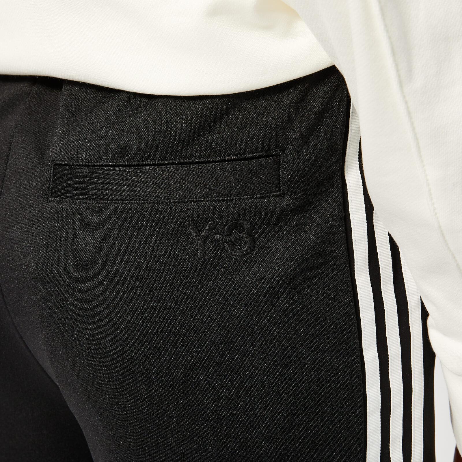 Y-3 Synthetic 3 Stripe Track Pants in Black for Men | Lyst