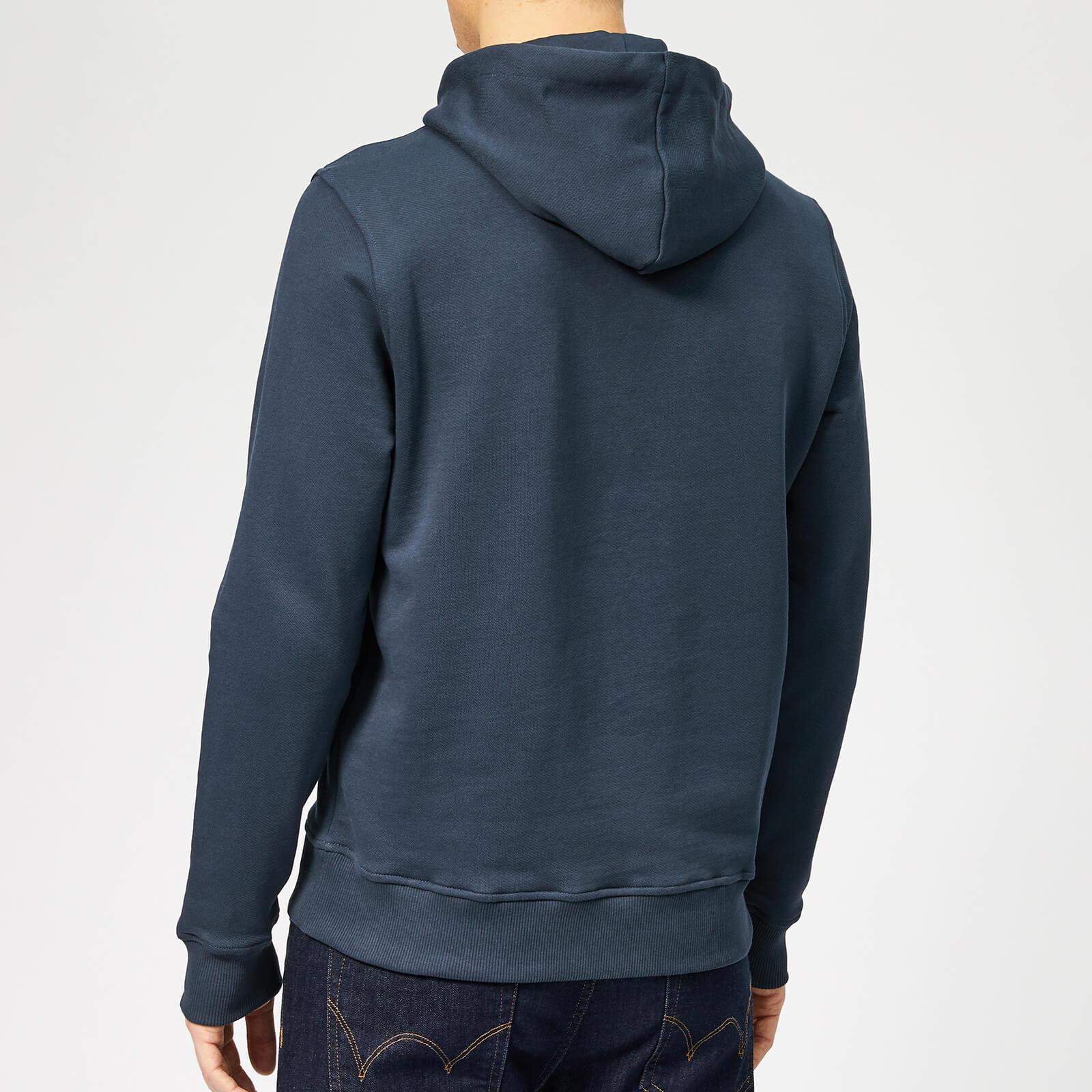 Woolrich Cotton Compact Hoodie in Navy (Blue) for Men - Lyst