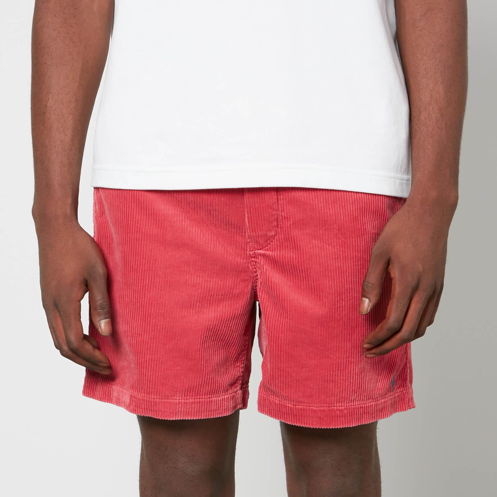 Polo Ralph Lauren Prepster Cotton Corduroy Shorts in Red for Men | Lyst
