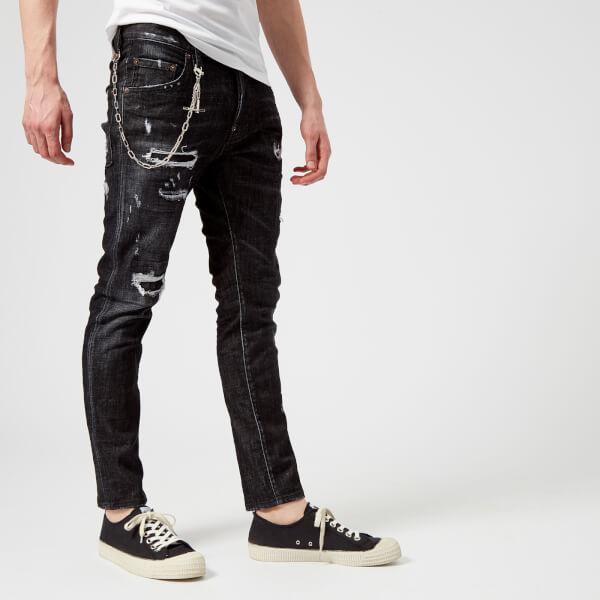 black skater jeans