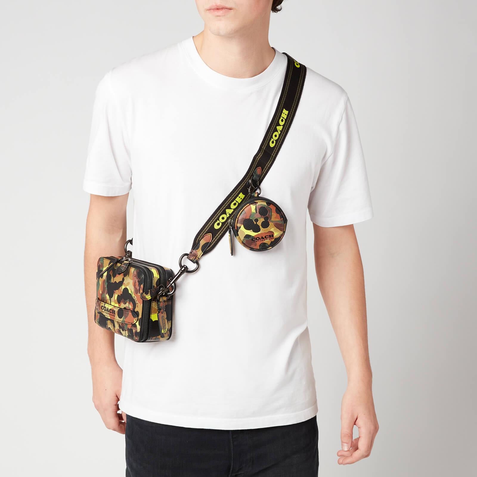 COACH Wild Beast Charter Cross Body Bag In Pebble Leather for Men