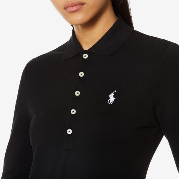 Polo Ralph Lauren Women's Julie Long Sleeve Top in Black | Lyst