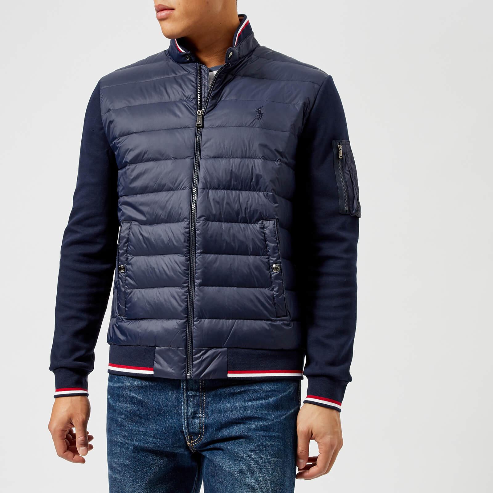 Polo Ralph Lauren Synthetic Navy Active Fit Hybrid Down Jacket in 