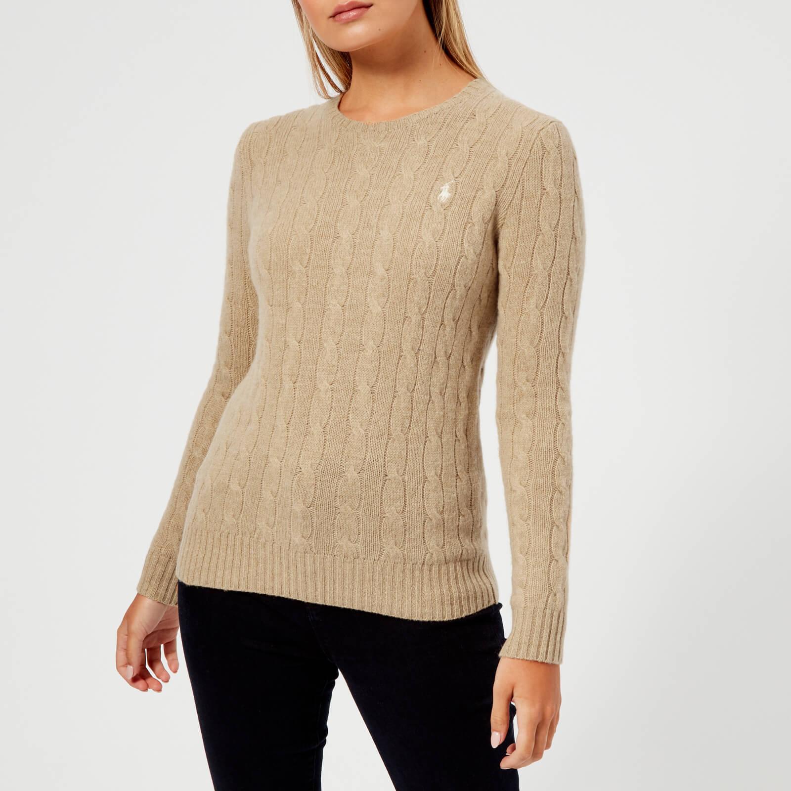 Polo Ralph Lauren Cashmere Julianna Classic Long Sleeve Sweater in Cream  (Natural) - Lyst