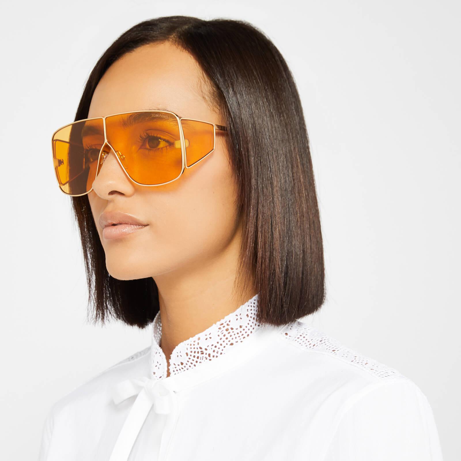 krog dal Vend tilbage Tom Ford Spector Sunglasses in Yellow | Lyst