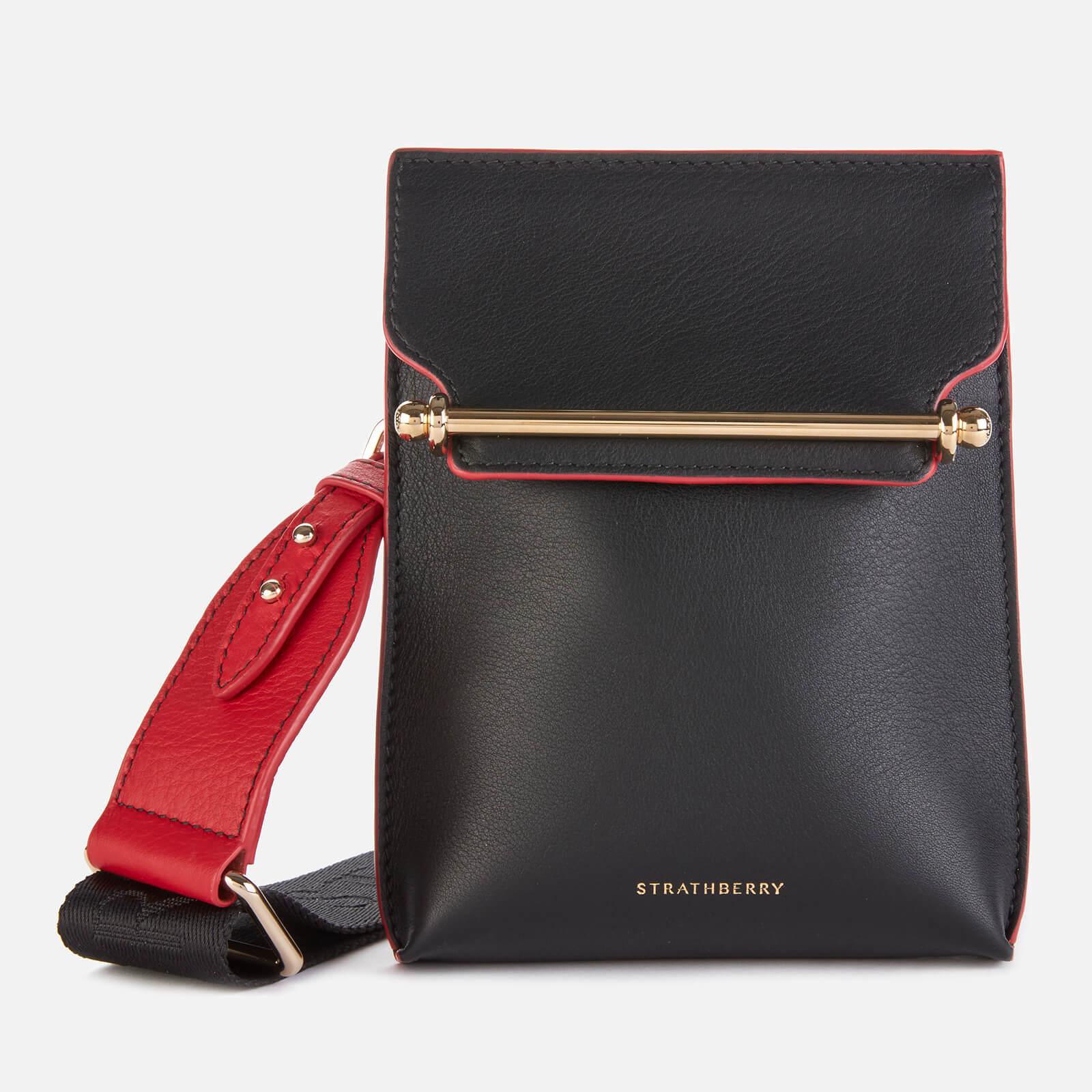 Strathberry Mini East/West Woven Crossbody Bag on SALE