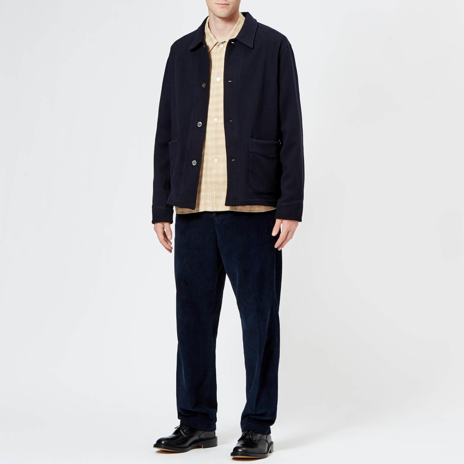 Our Legacy Wool Archive Box Jacket in Navy (Blue) for Men - Lyst
