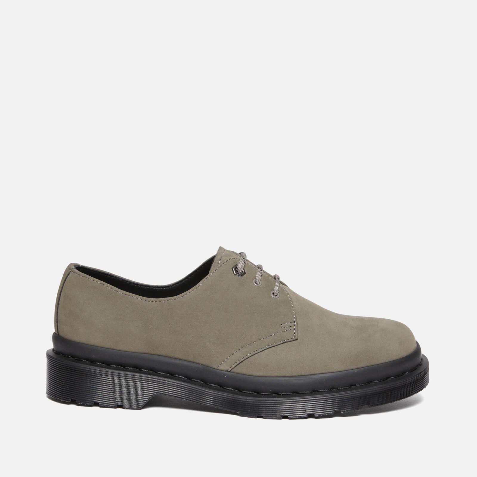 Dr. Martens 1461 Waterproof Nubuck 3 Eye Shoes in Gray for Men Lyst