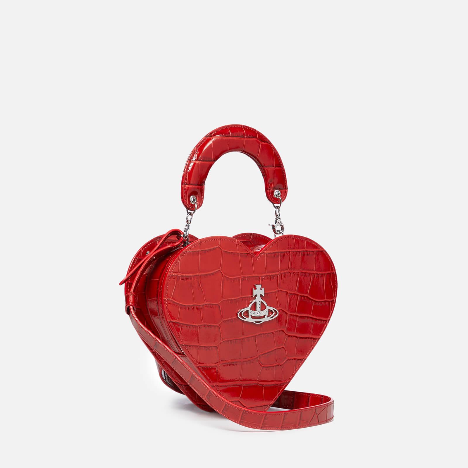 Vivienne Westwood Louise Heart Crossbody Bag Red