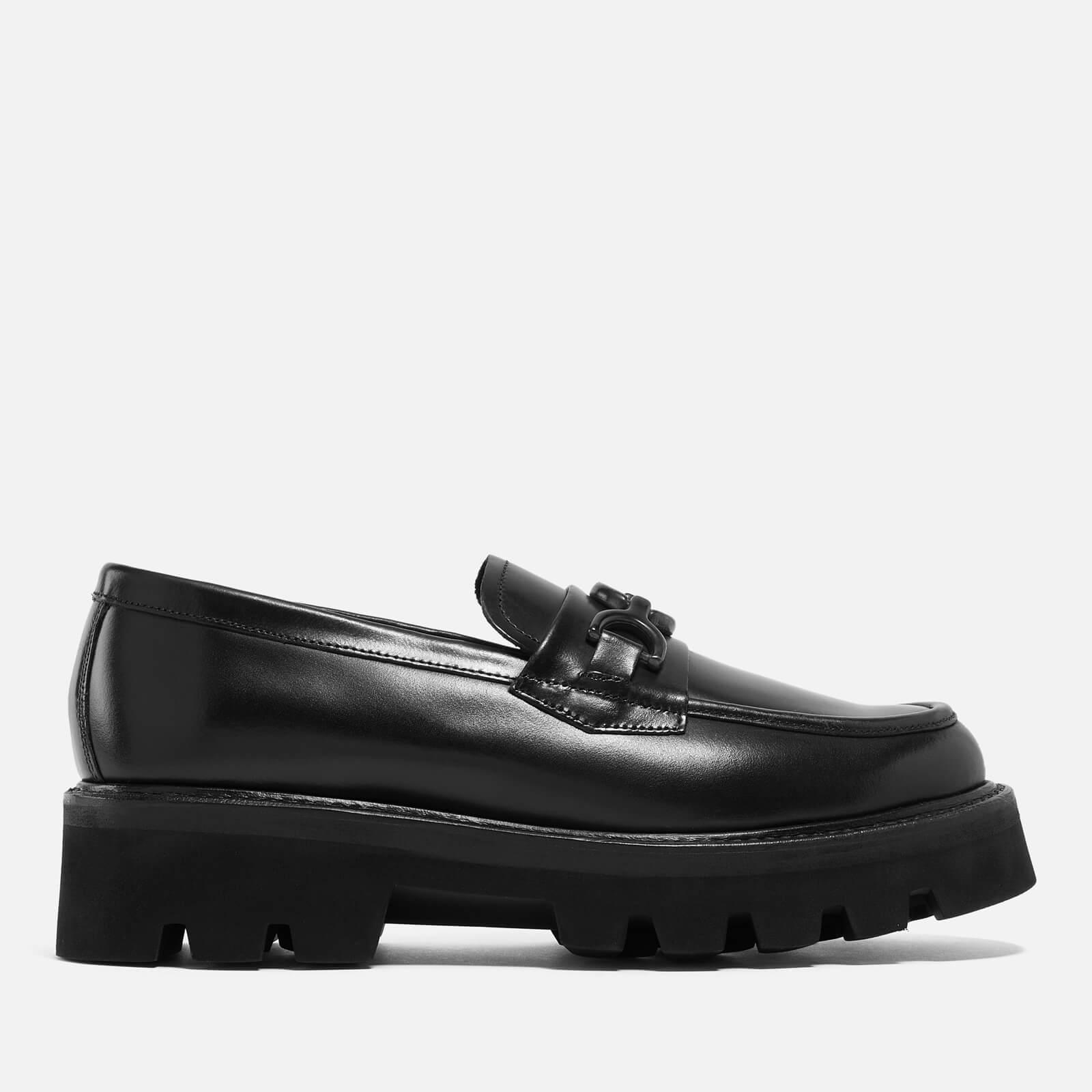 Grenson Nina Leather Penny Loafers in Black | Lyst