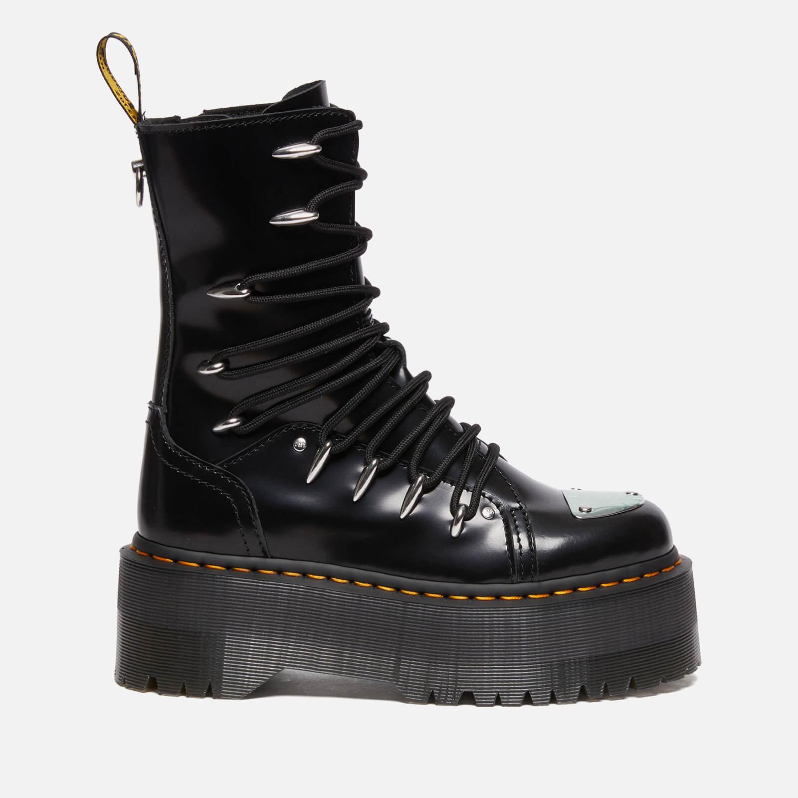 Dr. Martens Jadon Hi Lace up Boots in Black Lyst