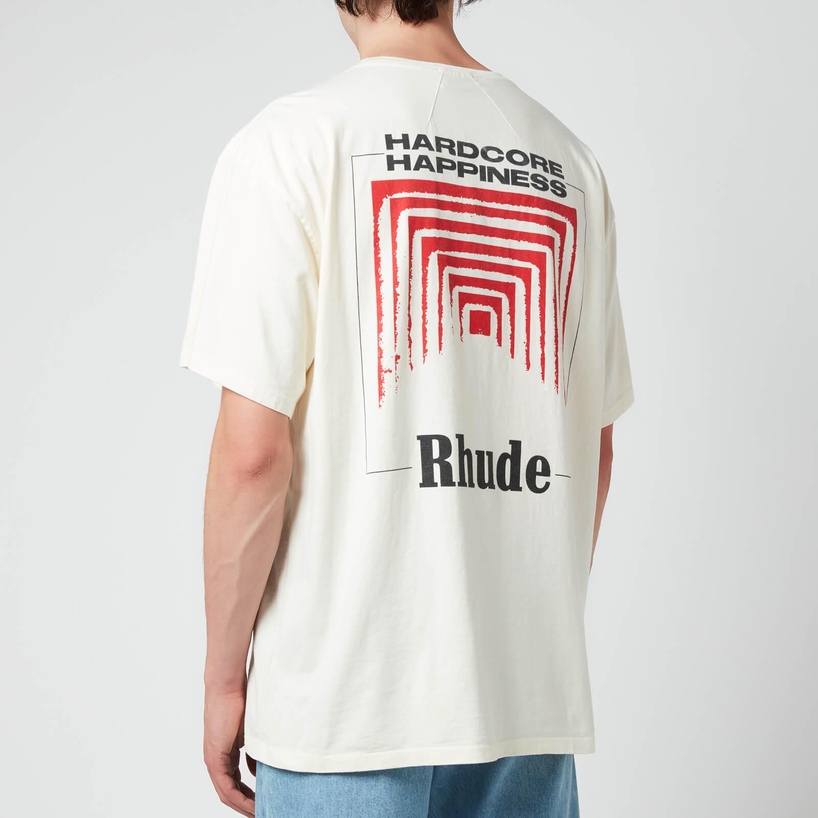 Rhude Cotton Box Perspective T-shirt in 