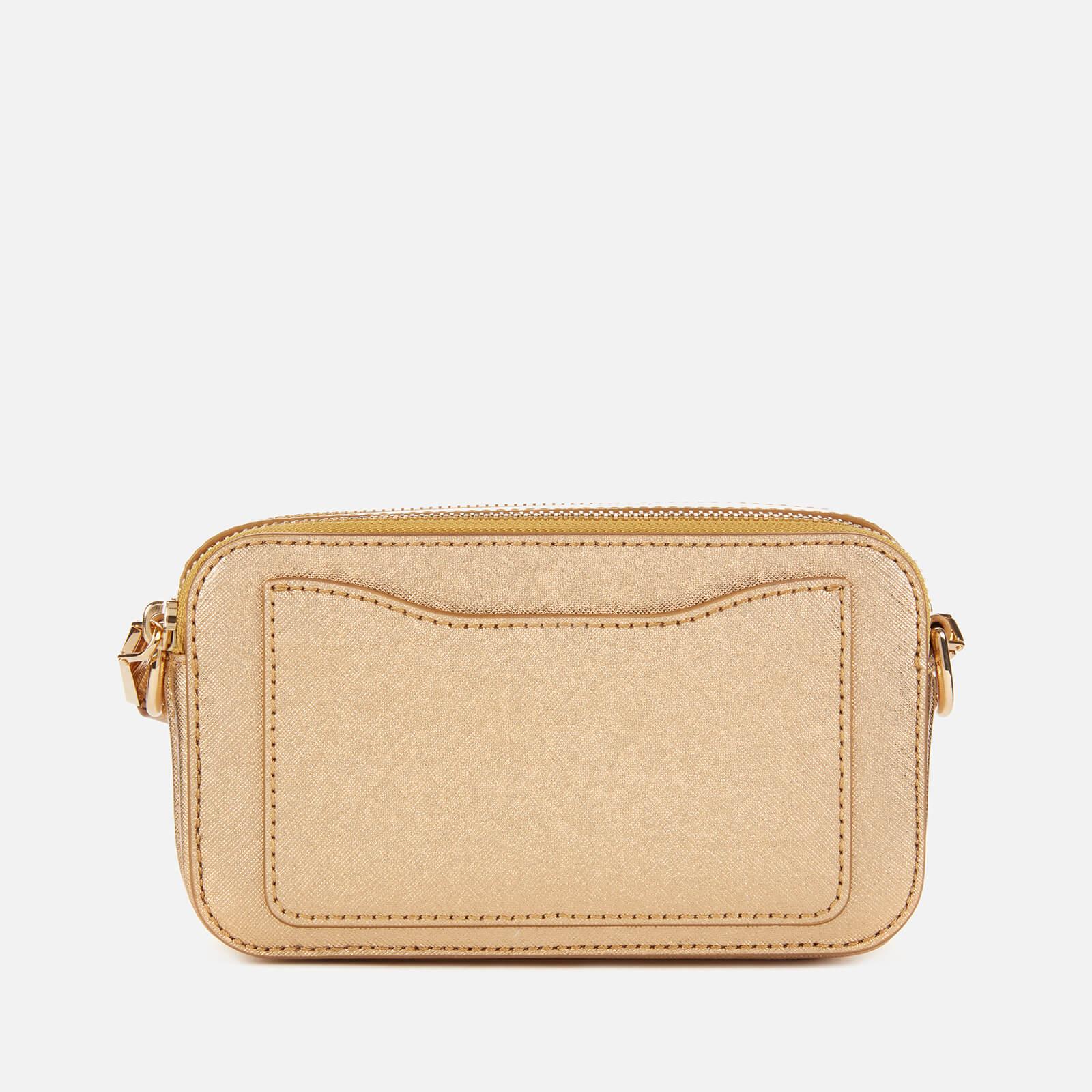 Marc Jacobs Leather 'the Snapshot' Shoulder Bag Gold in Yellow Gold