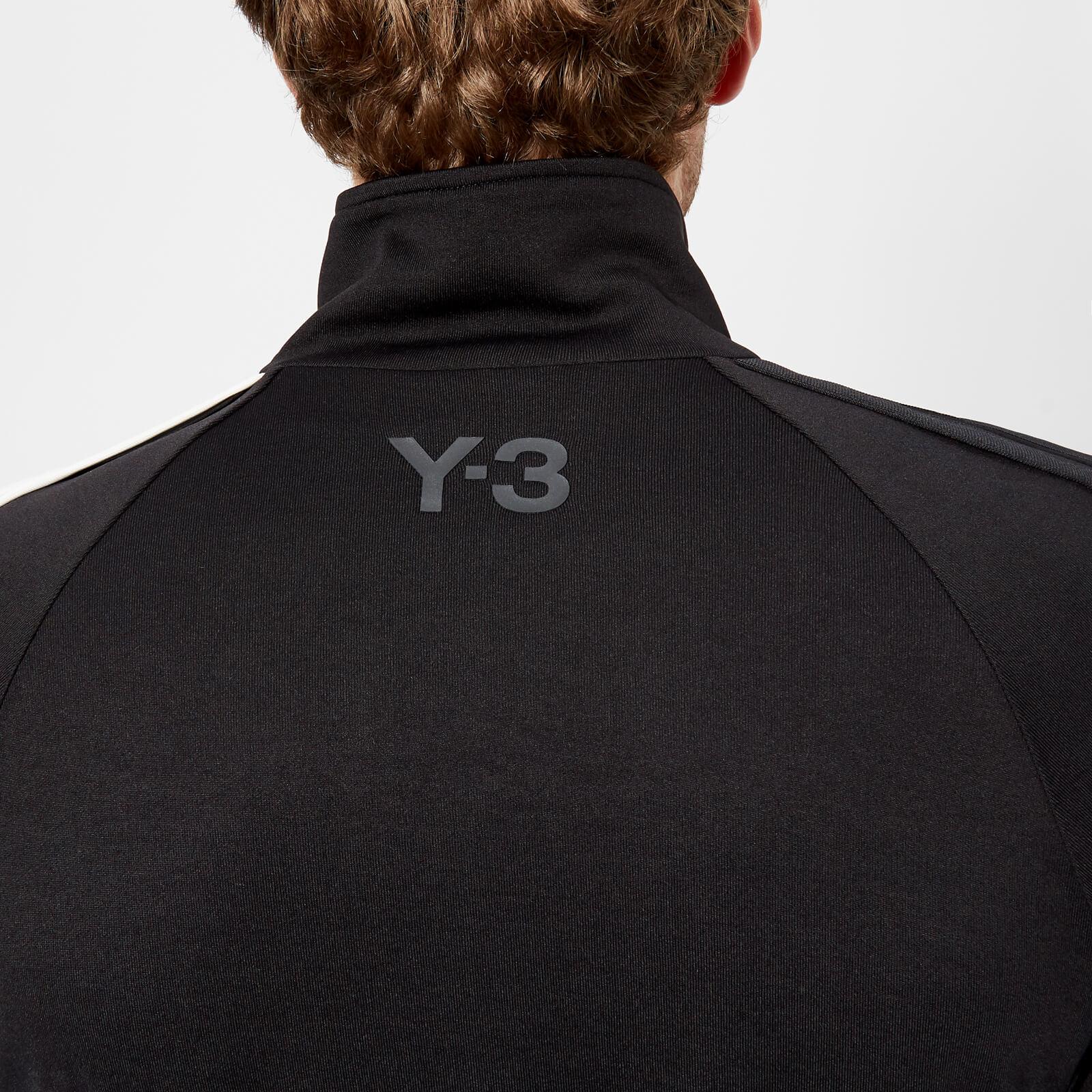 Y-3 Cotton 3 Stripe Track Jacket in Black for Men | Lyst
