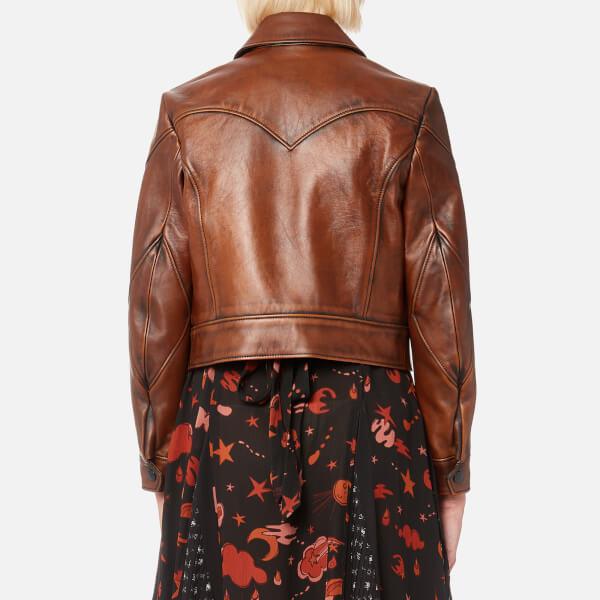 coach landscape leather jacket